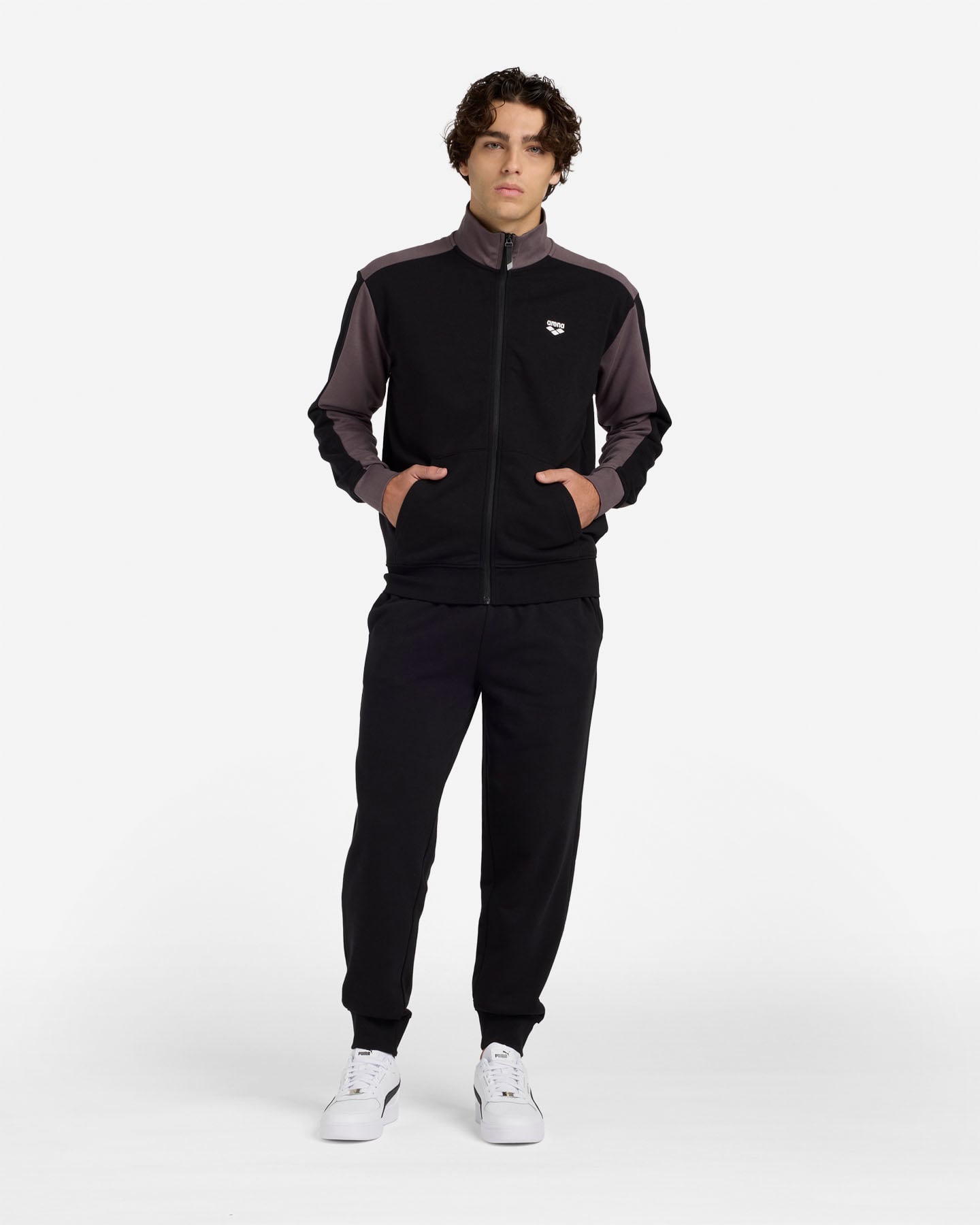 Tuta ARENA ATHLETIC ESSENTIAL M - Nero - 9 | Cisalfa Sport